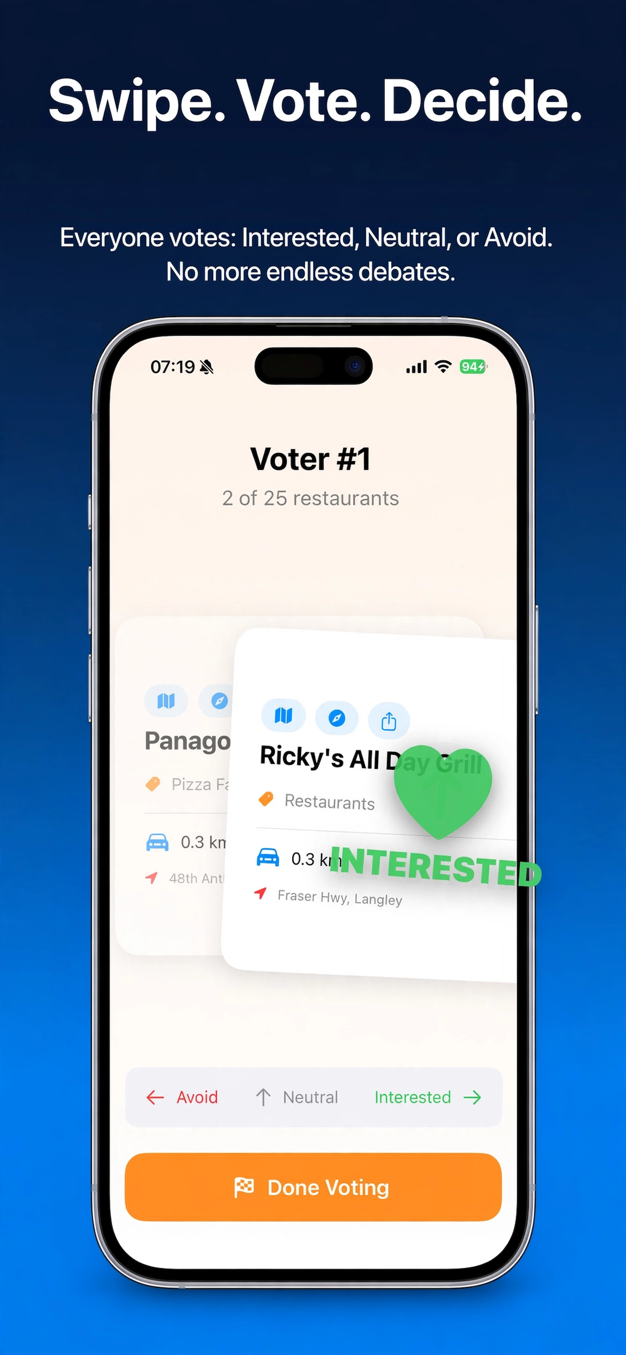 Voting Interface